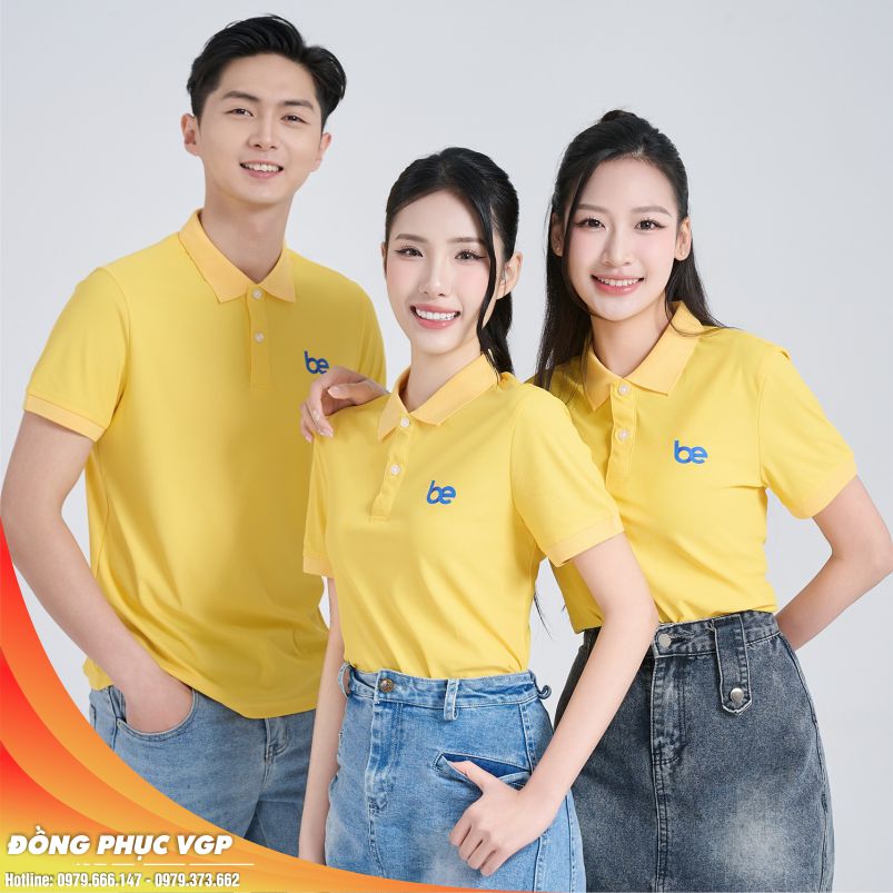 Áo thun đồng phục Màu vàng